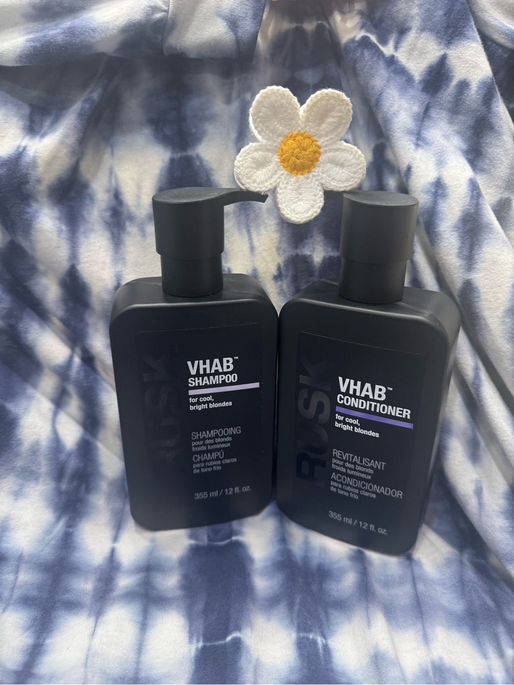 Rusk Vhab Violet Shampoo & Conditioner Duo